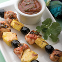 Tropical Chipotle Chicken Skewers