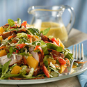 Thai Pork and Mango Salad with Mango-Mint Dressing