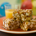 Tropical Fruit and Nut Popcorn Bars