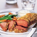 Crumb Crusted Petite Tender Roast w/ Wasabi Sour Cream