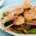 Asian Sesame Salad with Blackened Shrimp